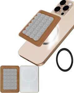Suction Cup Phone Case Mount Double-Sided Silicone Sticky Phone Holder Hand-Free - Picture 1 of 4