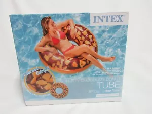 Tubo inflable Intex Nutty Chocolate Donut, 45" de diámetro - Imagen 1 de 2