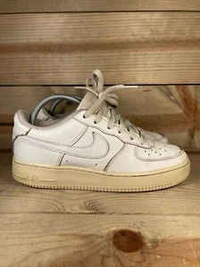 Nike Air Force 1 AF1 Triple White Shoes Low 314192-117 Womens Size 8 Youth 6.5 - Picture 1 of 12