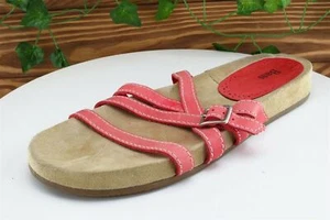 Sandalias de mujer Bass talla 11 M rosa de cuero deslizable - Imagen 1 de 7