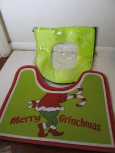 Dr. Seuss Merry Grinchmas Toilet Seat Cover and Mat - Picture 1 of 5