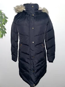 Abrigo Chaqueta Lauren Polo Ralph Lauren Chevron Acolchado Relleno Longline Puffer - Imagen 1 de 7