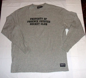 Phoenix Coyotes NHL Autographed Team Signed Large Long Sleeve Shirt Roots AZ - Picture 1 of 5
