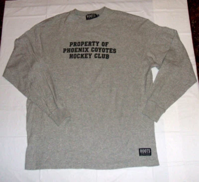 Phoenix Coyotes NHL Autographed Team Signed Large Long Sleeve Shirt Roots AZ - Image 1 of 4