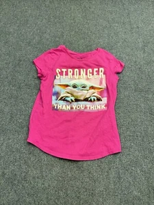 Jumping Bean Starwars Baby Yoda Shirt Girls Size 6 Tshirt - Picture 1 of 5