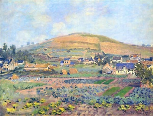 Mount Riboudet in Rouen by Claude Monet, Giclee Canvas Print, various sizes - Picture 1 of 1