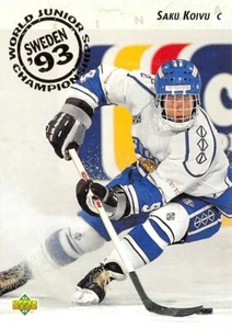1992-93 Upper Deck #617 Saku Koivu RC - Picture 1 of 2