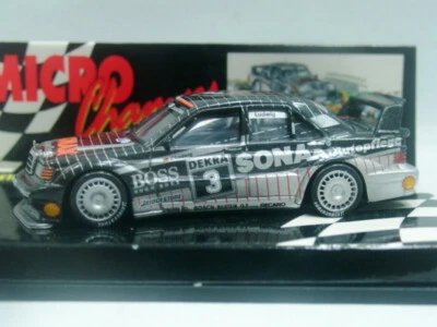 WOW EXTREMELY RARE Mercedes 190E Evo2 Ludwig Champion DTM 1992 1:64 Minichamps - Image 1 of 4