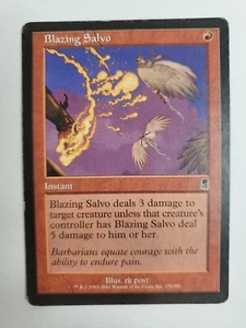 MTG Magic The Gathering Card Blazing Salvo Instant Red Odyssey 2001 rk post - Picture 1 of 2