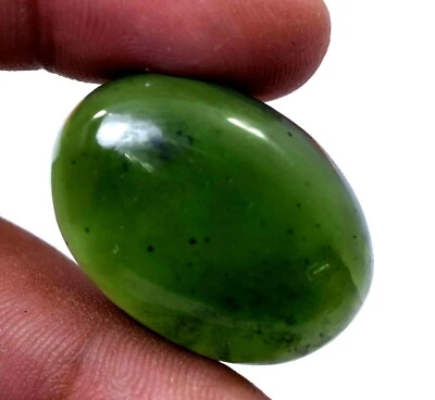 46.85 Ct Natural African Green Serpentine Top Quality Cabochon Gemstone - Image 1 of 4