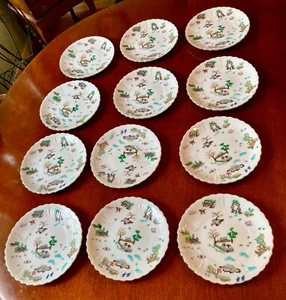 Piatti da dessert Giappone occupato Cina vittoriana Ming 12 - Foto 1 di 7