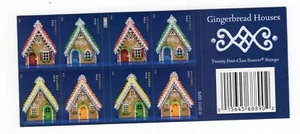 2013 Forever Gingerbread Houses Complete Booklet, Scott #4820c Mint NH - Picture 1 of 1