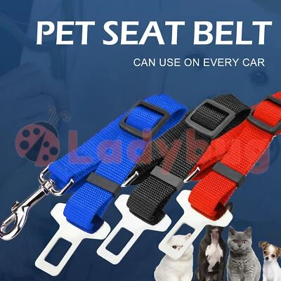 Pet Car Vehicle Seat Belt Safety Seat belt Harness Leash Lead Dog Cat Adjust - image 1 of 4