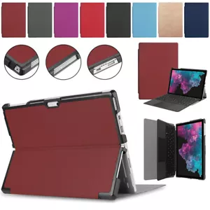 For Microsoft Surface Pro 4/5/6/7/8/9/X Folding Folio Stand Tablet Case Cover - Picture 1 of 46