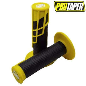 SUZUKI Yellow ProTaper 7/8" Grips Motorcycle Pit Dirt Bike - RM85 RMZ250 RMZ450 - Picture 1 of 7