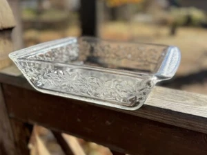 Princess House Crystal Fantasia Baking Dish  8” Square Clear Cut Glass 540 - Picture 1 of 5