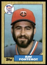 1987 Topps Baseball Card Ray Fontenot Minnesota Twins #124