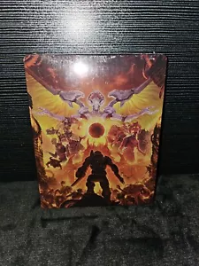 Doom: Eternal Steelbook Case - No Game (PS4 + Xbox One) VG - Empty Case - Picture 1 of 4