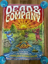 Dead & Company Poster Cynthia Woods Mitchell Pavilion Woodlands, TX 10/15/21