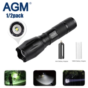 50000 LM Super Bright LED Tactical Flashlight Work Light Zoomable - Picture 1 of 19