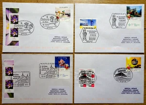 Confederación N.o 2748 - 2751 Hombre de arena sellado en 4 cartas RFA 2009 usado - Imagen 1 de 4