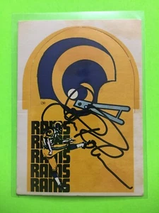 John Robinson Autographed Football Card Los Angeles Rams Signed Head Coach - Picture 1 of 3