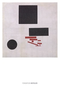 KAZIMIR MALEVICH Composición Suprematista 39.25" x 27.5" Póster 2016 Moderno - Imagen 1 de 1