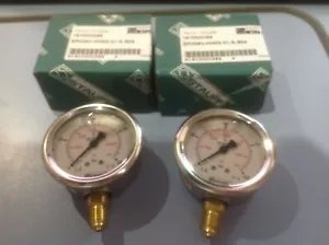 2 X Stauff Test Gauges 5800 PSI 400 BAR SPG063-00400-01-S-B04 EN837 - Picture 1 of 3