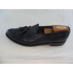 Allen Edmonds Oxford-Schuhe schwarz Herren Gr. 11,5 Manchester Quaste Brogue Budapester Leder - Bild 1 von 10
