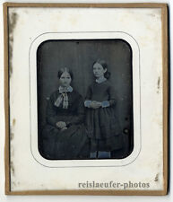 1/4 Platte Daguerreotypie. Mutter und Tochter vom 19. August, 1852