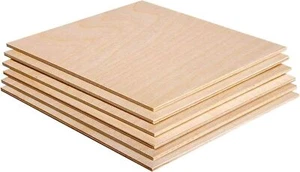 3MM 1/8" x 6" x 6" Baltic Birch Plywood – B/BB Grade (6pk) Perfect for Arts and - Picture 1 of 6