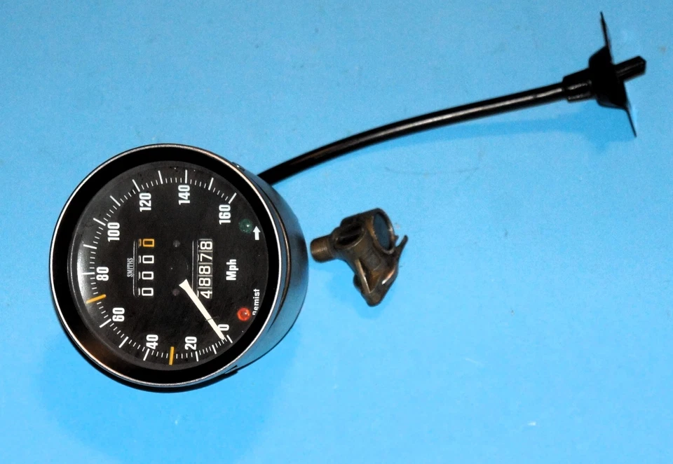 1973 1974 1975 Jaguar XJ12 OEM Smiths Speedometer Assembly 160Mph - NICE - Image 1 of 4