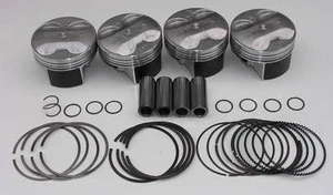 NIPPON RACING K20 K20A2 PISTONS RSX TYPE S FULL FLOATING PNC PRB 87MM STD NPR  - Picture 1 of 2