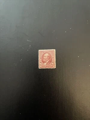 US Stamps Scott #224 Garfield 6 Cents...1890-93...Mint Hinged.. - Image 1 of 2