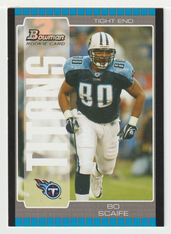 Bo Scaife RC - Tennessee Titans (NFL)  2005 Bowman Football # 246 Mint - Image 1 of 1