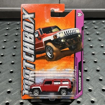 2011 MATCHBOX MBX MOUNTAIN HUMMER H3 RED 9 OF 10 NIP - Image 1 of 4