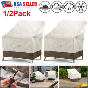 Waterproof Patio Chair Cover, Outdoor Furniture Cover for Lawn/Deck/Garden/Yard - Picture 1 of 16