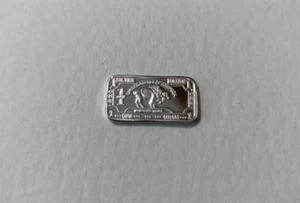 1g Silver "Buffalo" Bar - 1 Gram .999 Silver Bullion Bar USA - FREE POST - Bild 1 von 2
