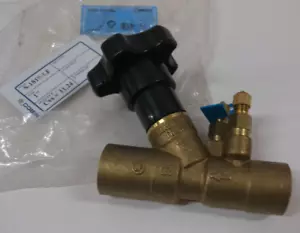 NIBCO S-1810-LF | Balancing Valve | 1" Solder Ends | Lead Free | Brass - Picture 1 of 9