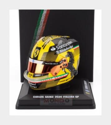 1:5 LOOKSMART Bell Helmet Casco F1 Carlos Sainz #55 Monza Italy Gp 2024 LSHEL005 - Image 1 of 3