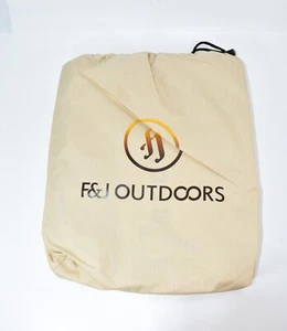 F& J OUTDOORS AIR CONDITIONER COVER BEIGE & BROWN NWT - Picture 1 of 2