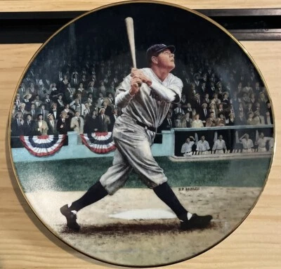 Vintage 1992 Limited Edition Babe Ruth The Called Shot Collectors Plate Baseball - Image 1 of 4