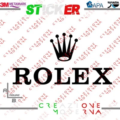 ADESIVO STICKER ROLEX MISURE PERSONALIZZATE - Immagine 1 di 2