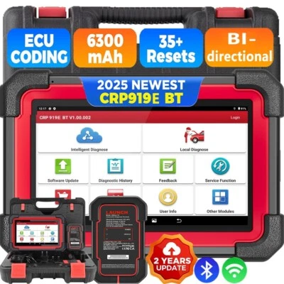 2025 LAUNCH X431 CRP919E BT PRO ELITE Car Diagnostic Tool B-idirectional Scanner - Image 1 of 4