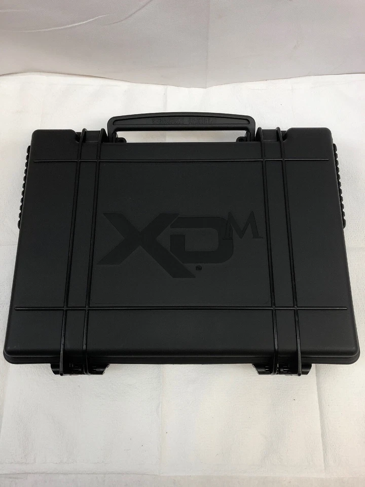 Plastic Gun Case Springfield Armory XDM 45 Pistol Black w Foam Insert - Image 1 of 4