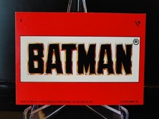 Batman The Movie 1989 Topps Stickers
