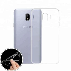 Hülle für Samsung Galaxy J4 2018 Handyhülle Silikon Case Cover Handytasche klar - Bild 1 von 2