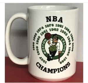 Boston Celtics Championship 15 oz Ceramic Coffee Mug NBA nba Titles - Picture 1 of 1