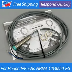 Inductive Proximity Switch Sensor 10-30VDC 4mm For Pepperl+Fuchs NBN4-12GM50-E3 - Picture 1 of 6