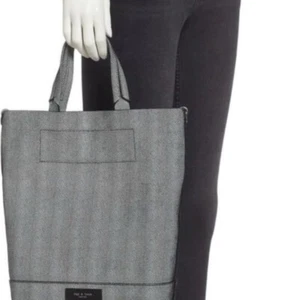 Rag Bone Convertible Walker Tote Black White RARE - Picture 1 of 18